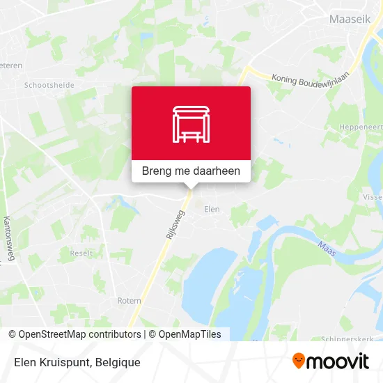 Elen Kruispunt kaart