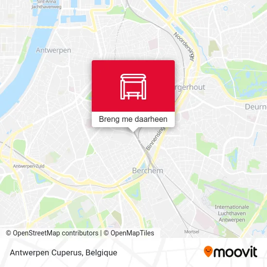 Antwerpen Cuperus kaart