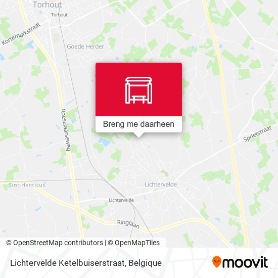 Lichtervelde Ketelbuiserstraat kaart