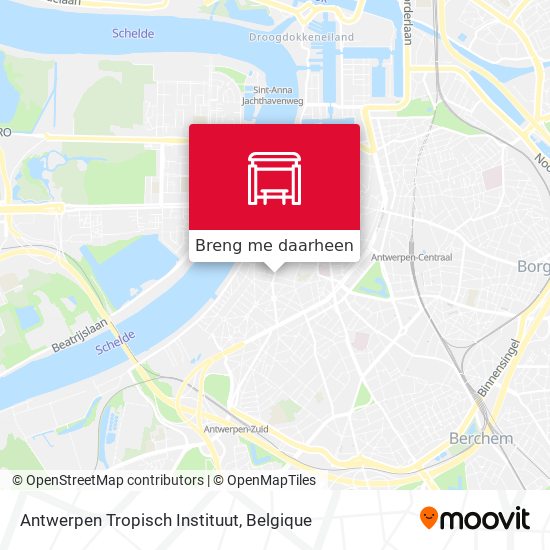 Antwerpen Tropisch Instituut kaart