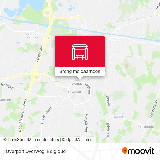 Overpelt Overweg kaart