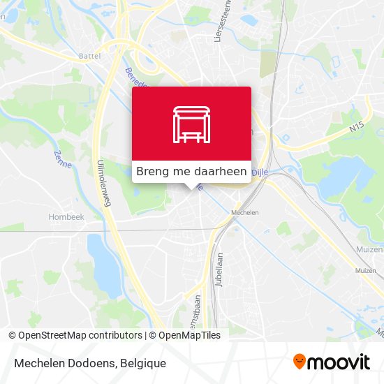 Mechelen Dodoens kaart