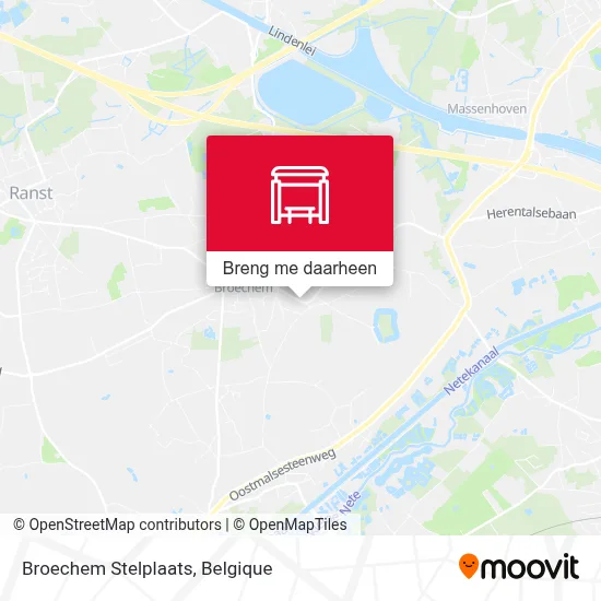 Broechem Stelplaats kaart
