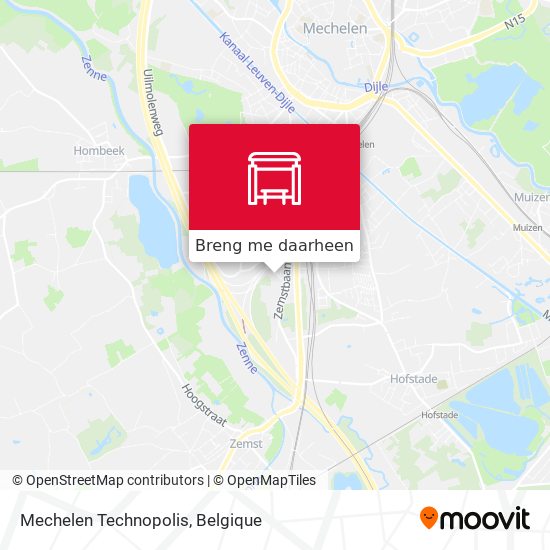 Mechelen Technopolis kaart