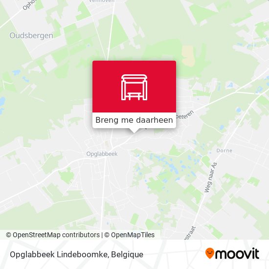 Opglabbeek Lindeboomke kaart