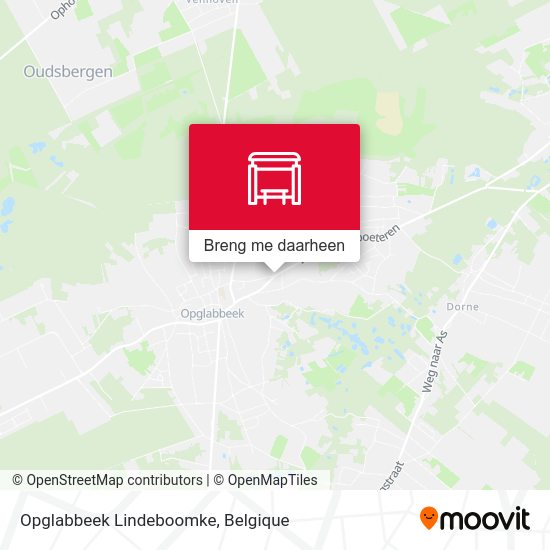 Opglabbeek Lindeboomke kaart
