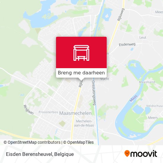 Eisden Berensheuvel kaart