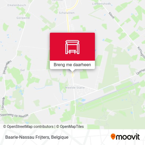 Baarle-Nassau Frijters kaart