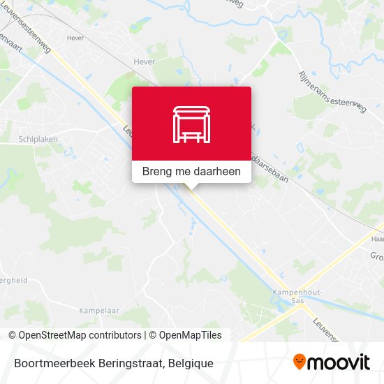 Boortmeerbeek Beringstraat kaart