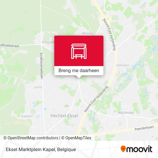 Eksel Marktplein Kapel kaart