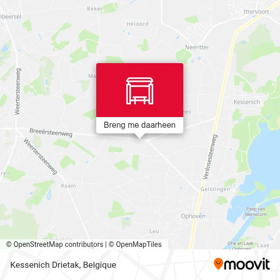 Kessenich Drietak kaart