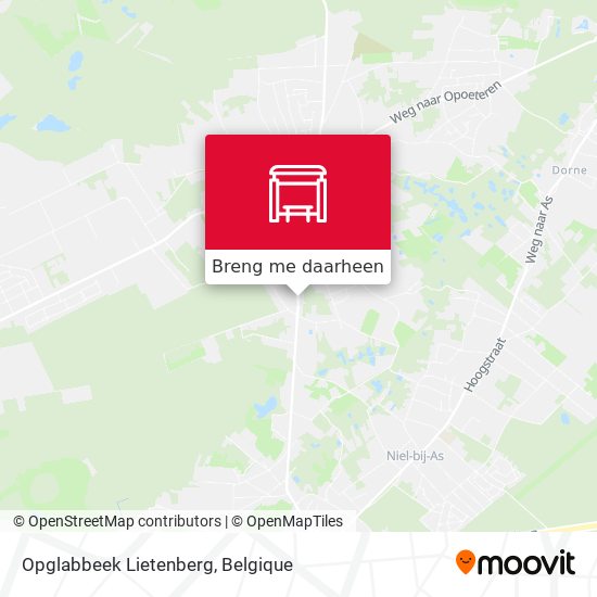 Opglabbeek Lietenberg kaart