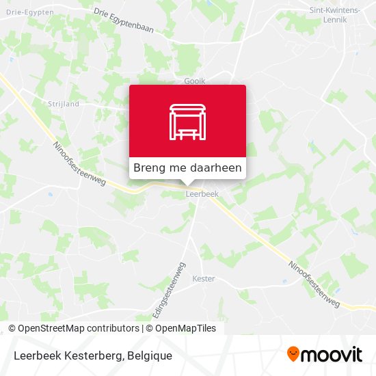 Leerbeek Kesterberg kaart