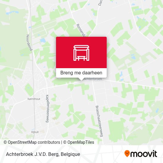 Achterbroek J.V.D. Berg kaart