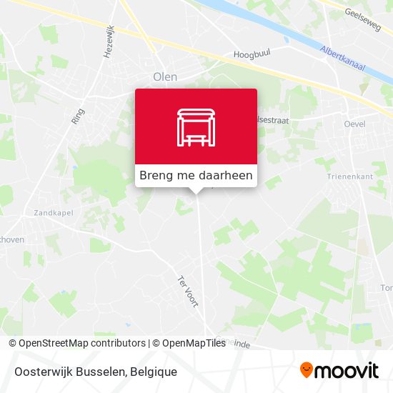Oosterwijk Busselen kaart