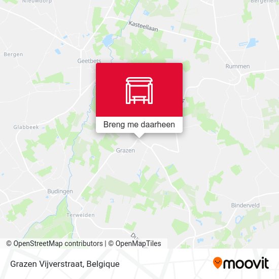 Grazen Vijverstraat kaart