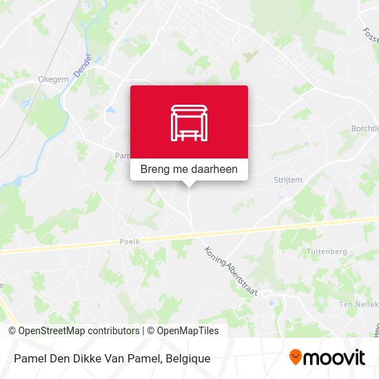 Pamel Den Dikke Van Pamel kaart