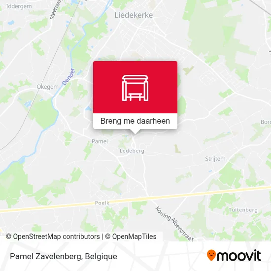 Pamel Zavelenberg kaart