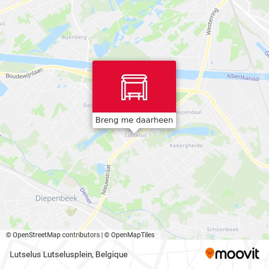 Lutselus Lutselusplein kaart