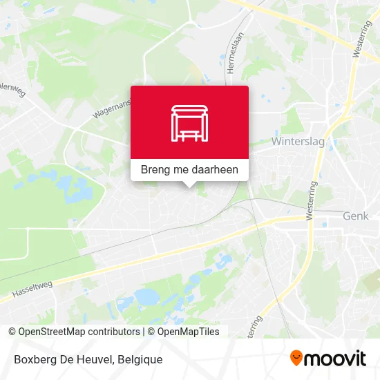 Boxberg De Heuvel kaart