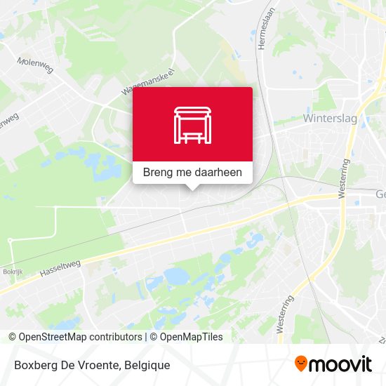 Boxberg De Vroente kaart