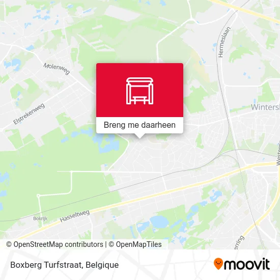 Boxberg Turfstraat kaart