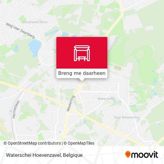 Waterschei Hoevenzavel kaart