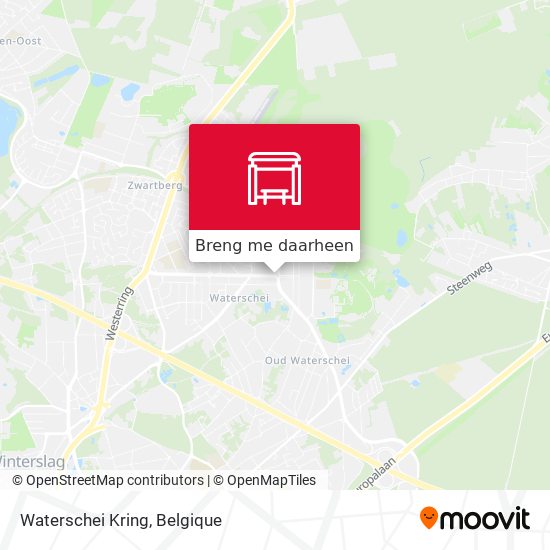 Waterschei Kring kaart