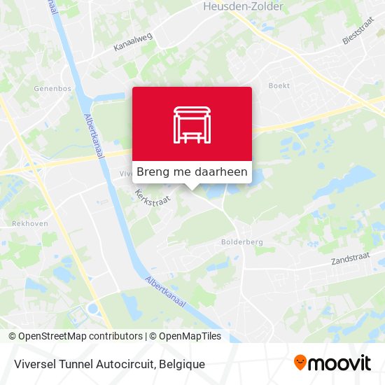 Viversel Tunnel Autocircuit kaart