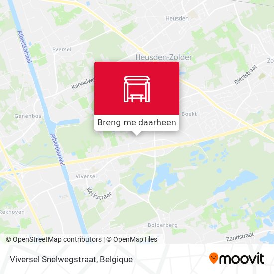 Viversel Snelwegstraat kaart