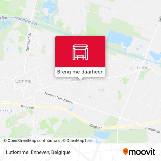 Lutlommel Enneven kaart