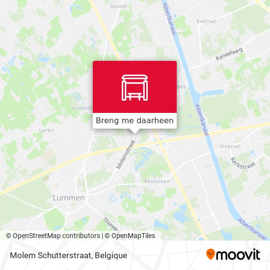 Molem Schutterstraat kaart