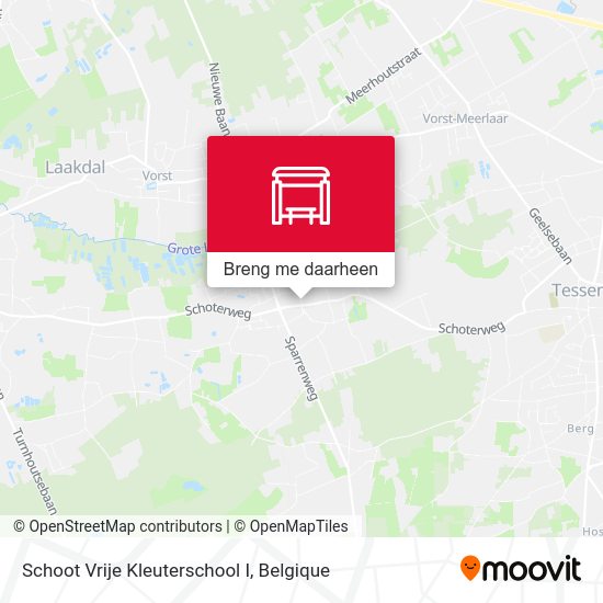 Schoot Vrije Kleuterschool I kaart