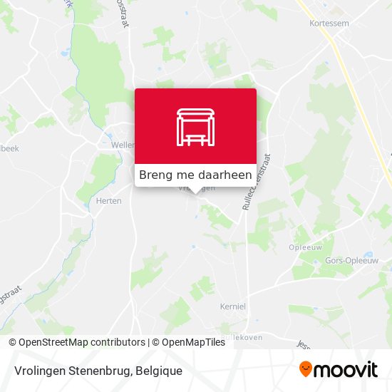 Vrolingen Stenenbrug kaart