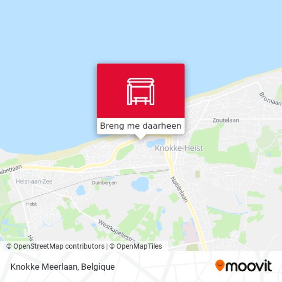 Knokke Meerlaan kaart