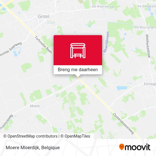 Moere Moerdijk kaart