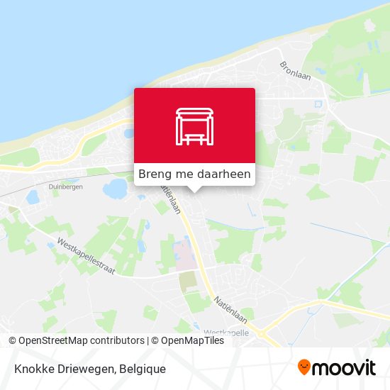 Knokke Driewegen kaart