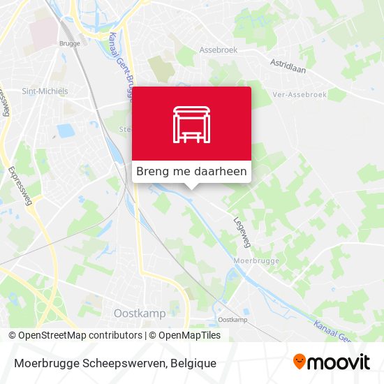 Moerbrugge Scheepswerven kaart