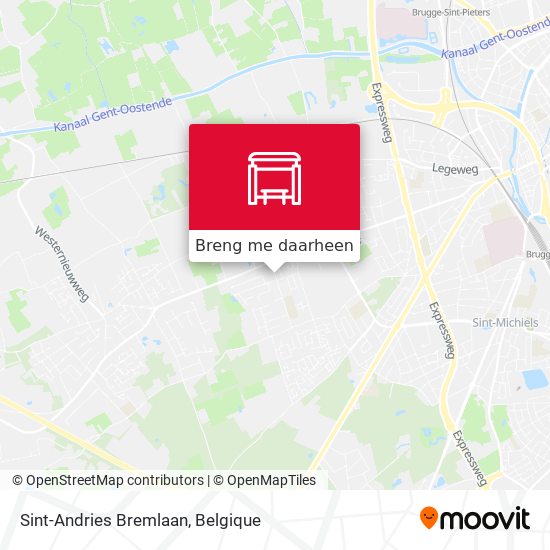 Sint-Andries Bremlaan kaart
