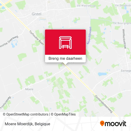 Moere Moerdijk kaart