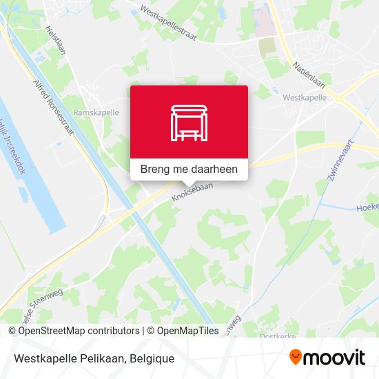 Westkapelle Pelikaan kaart