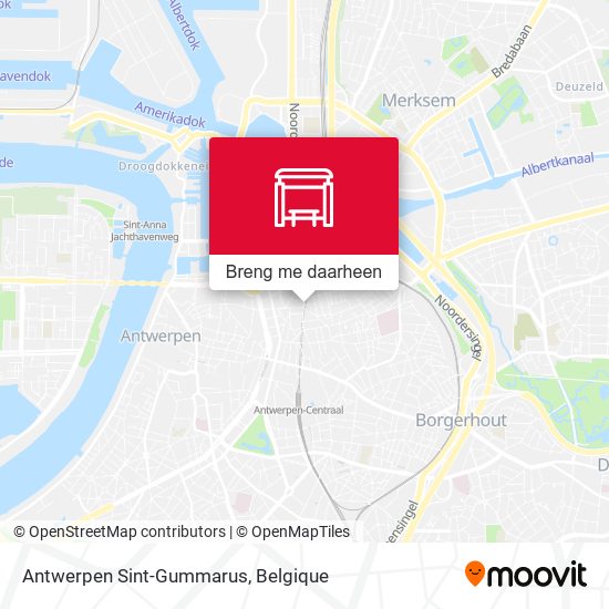 Antwerpen Sint-Gummarus kaart