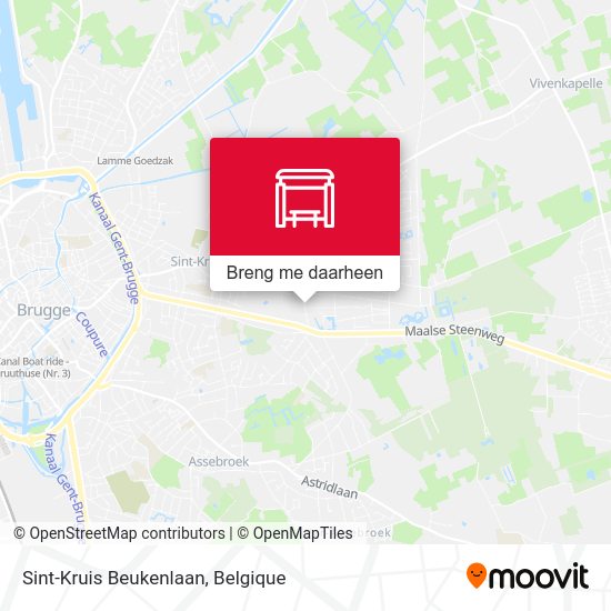 Sint-Kruis Beukenlaan kaart