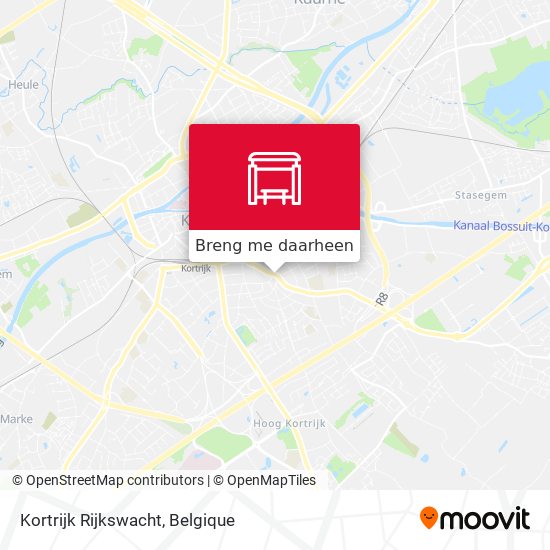 Kortrijk Rijkswacht kaart