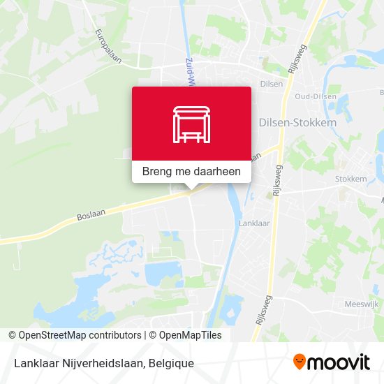 Lanklaar Nijverheidslaan kaart