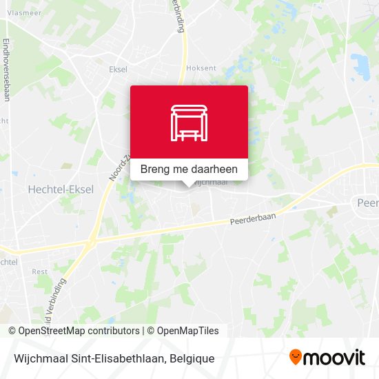 Wijchmaal Sint-Elisabethlaan kaart
