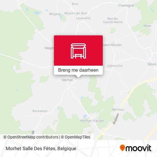 Morhet Salle Des Fêtes kaart