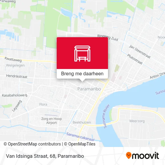 Van Idsinga Straat, 68 kaart
