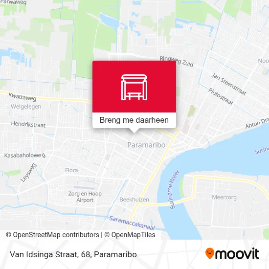 Van Idsinga Straat, 68 kaart