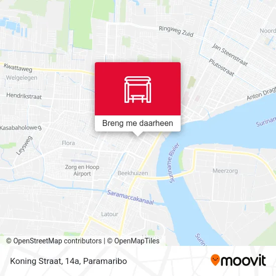 Koning Straat, 14a kaart
